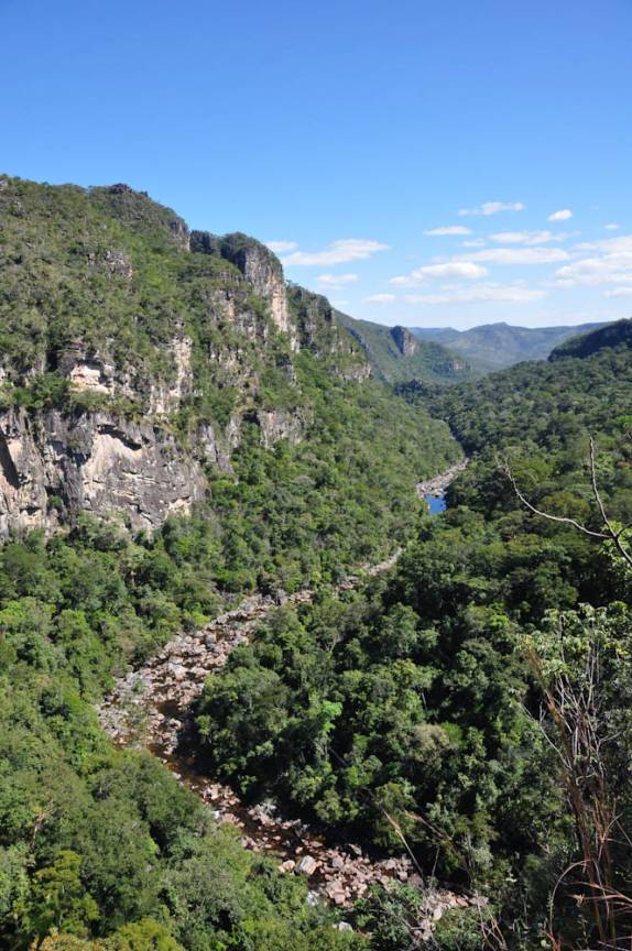 Vale do Rio Preto, no P.N Chapada dos Veadeiros, região de São Jorge - GO